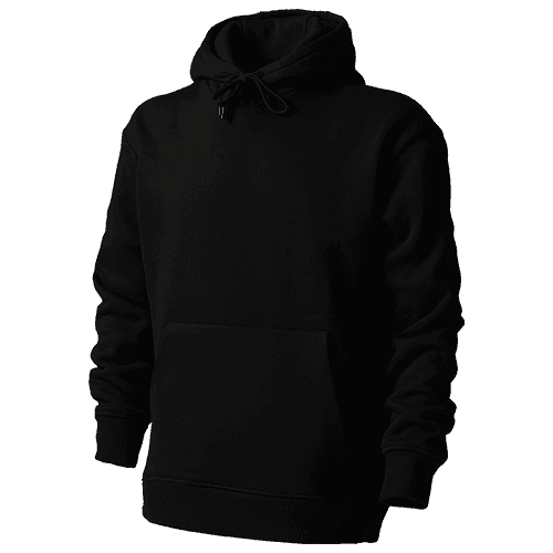 Black Pullover Hoodie Mockup