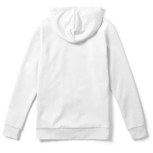 Pocketless Pullover Hoodie Back Mockup