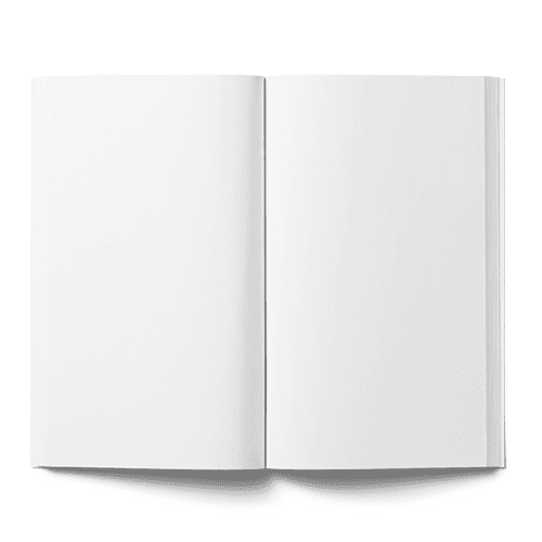 Open Softcover Book (5x8 in)