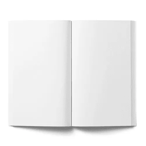 Open Softcover Book (5x8 in)