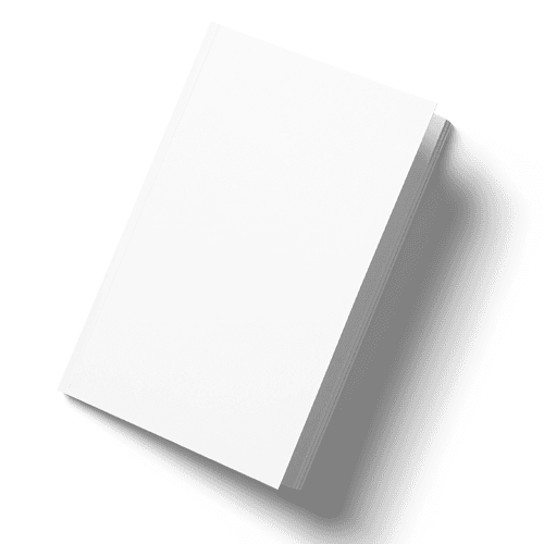 Softcover Book Half Open (5,25x8 in)