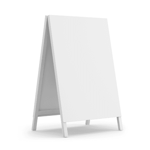 A Frame Chalkboard Sign Mockup