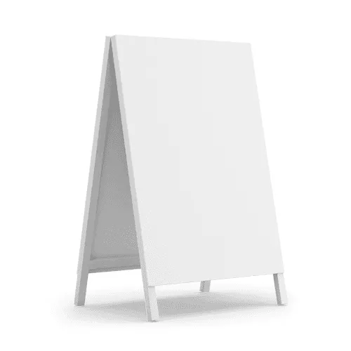 A Frame Chalkboard Sign Mockup