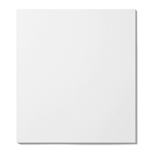 Softcover Book Back Cover (8.5x9.5 in)