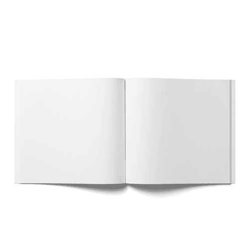 Open Softcover Book (8.5x8.5 in)