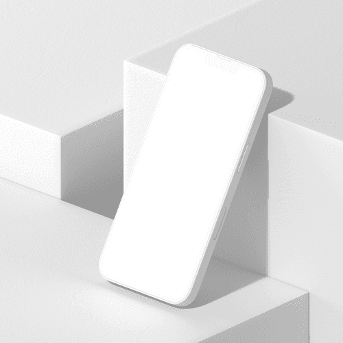Clay iPhone 13 with Blocks