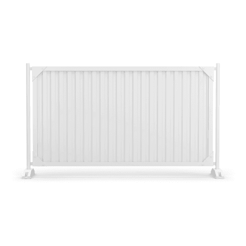 Barrier Construction Banner Mockup