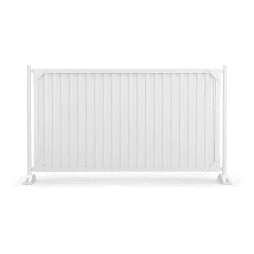 Barrier Construction Banner Mockup