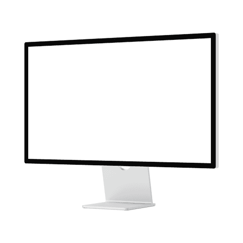 Studio Display Left View Mockup