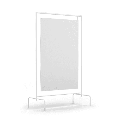 Signage Stand Right View Mockup