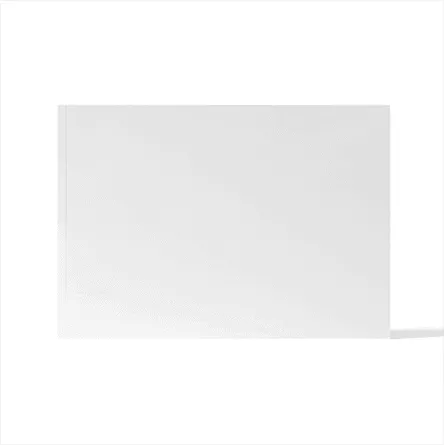 Softcover Book Front View (10x7 in)