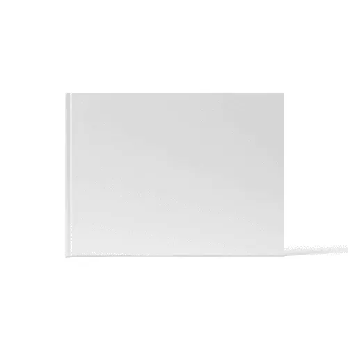 Landscape Hardcover Book Front View (10x7 in)