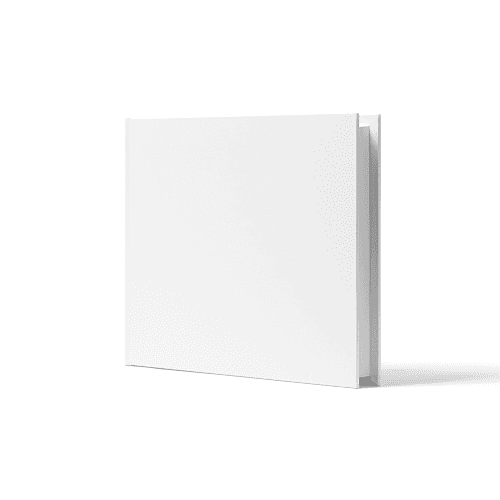 Landscape Hardcover Book Left View (10x7 in)