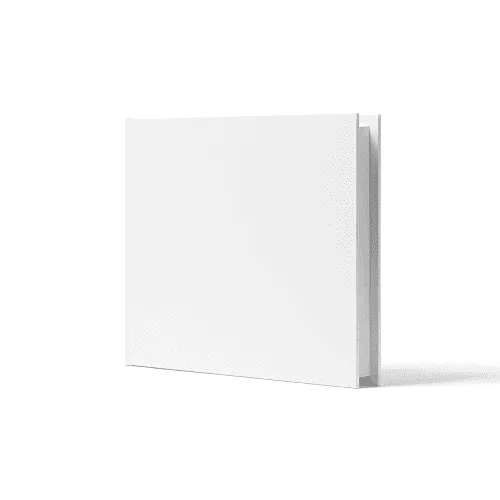 Landscape Hardcover Book Left View (10x7 in)