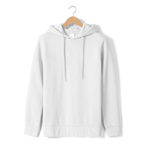 Pocketless Hoodie Fleece Mockup