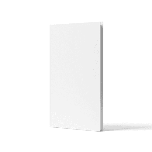 Hardcover Book Left View (7x10 in)