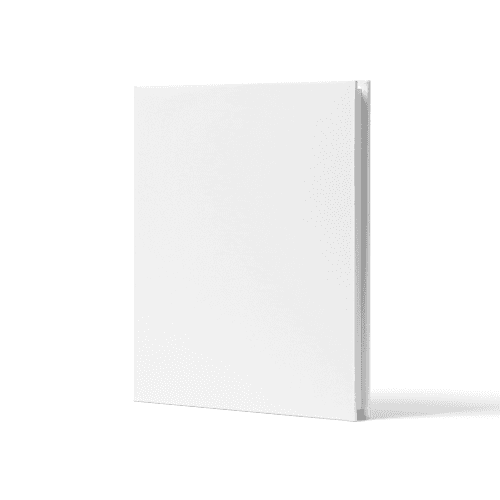 Square Hardcover Book Left View (7,5x7,5 in)