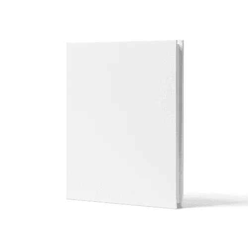 Square Hardcover Book Left View (7,5x7,5 in)