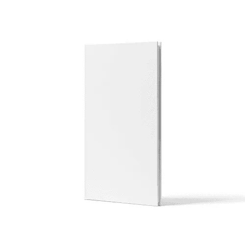 Hardcover Book Mockup Left View (6x9 in)