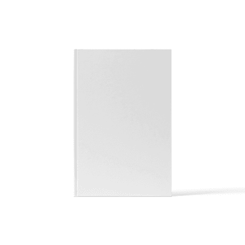 Hardcover Book Mockup Front View (6x9 in)