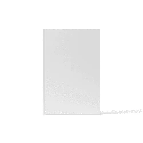 Hardcover Book Mockup Front View (6x9 in)