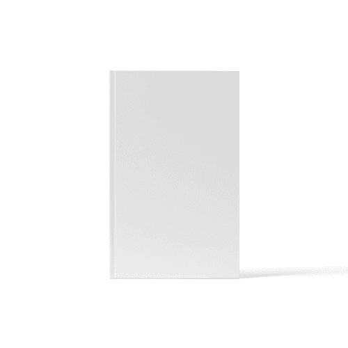 Hardcover Book Mockup Front View (5x8 in)