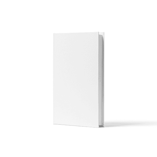 Hardcover Book Mockup Left View (5.25x8 in)