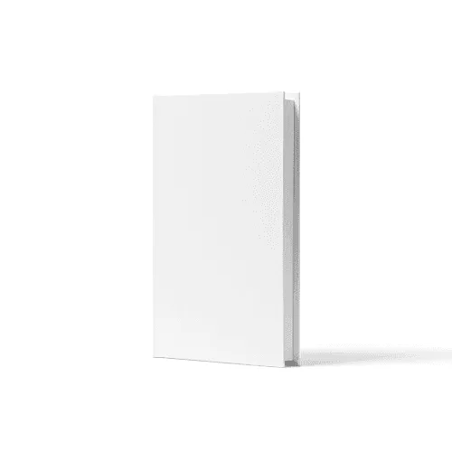 Hardcover Book Mockup Left View (5.25x8 in)