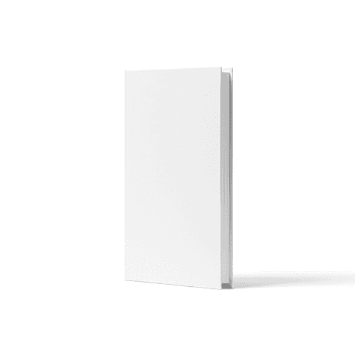 Hardcover Book Mockup Left View (5.5x8,5 in)