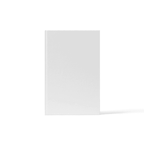 Hardcover Book Mockup Front View (5.5x8,5 in)