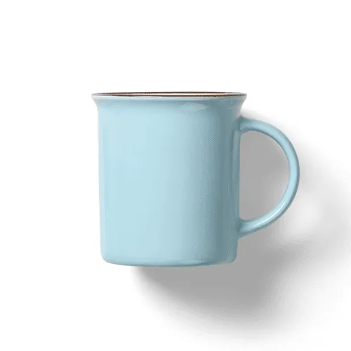Blue Porcelain Mug Mockup