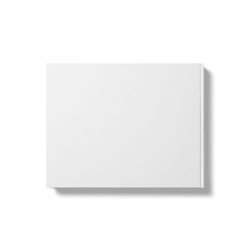 Landscape Hardcover Book Back Cover (8,5x11 in)