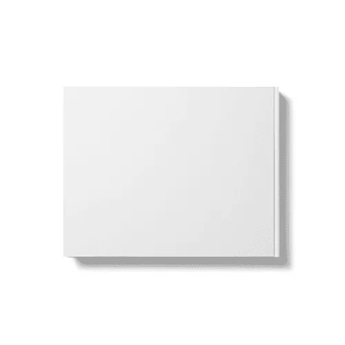 Landscape Hardcover Book Back Cover (8,5x11 in)