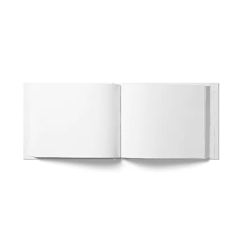 Hardcover Book Open (8,5x5,5 in)