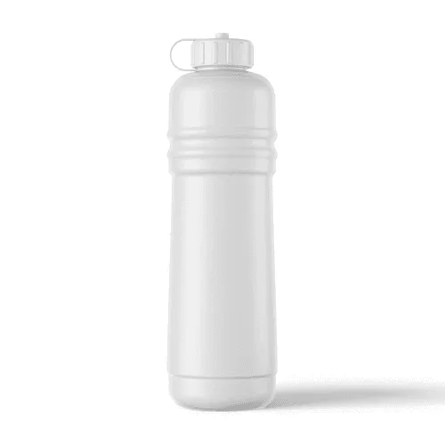 Matte Plastic Water Bottle Mockup