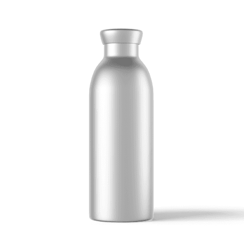 Steel Water Bottle Mockup