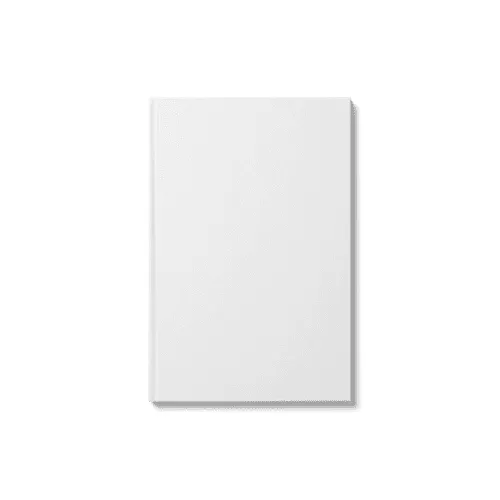 Medium Octavo Hardcover Book Front Cover (6x9 in)