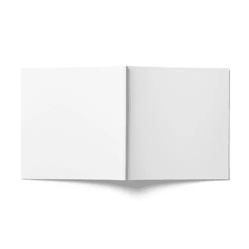 Square Softcover Book Open Cover (7.5x7.5 in)