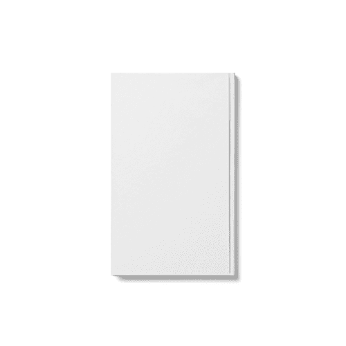 Hardcover Book Back Mockup (4,25x6,87 in)
