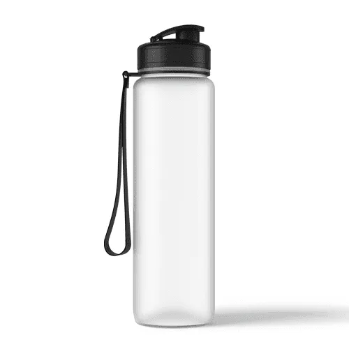 Frosted Water Bottle Mockup