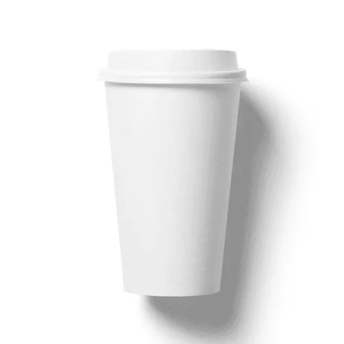 Paper Cup Mockup Side View