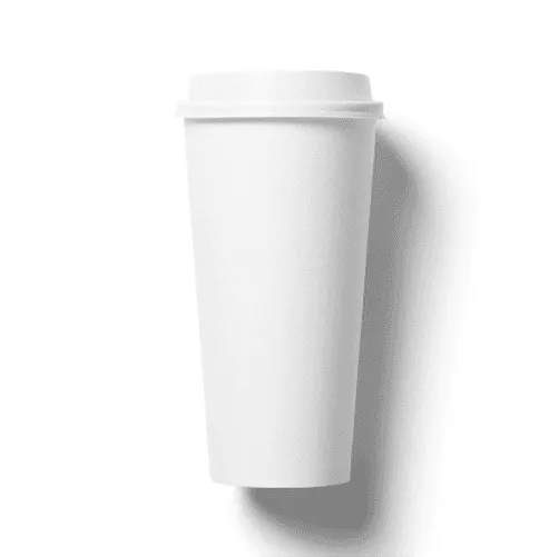 Paper Cup Mockup  (20 oz) Side View