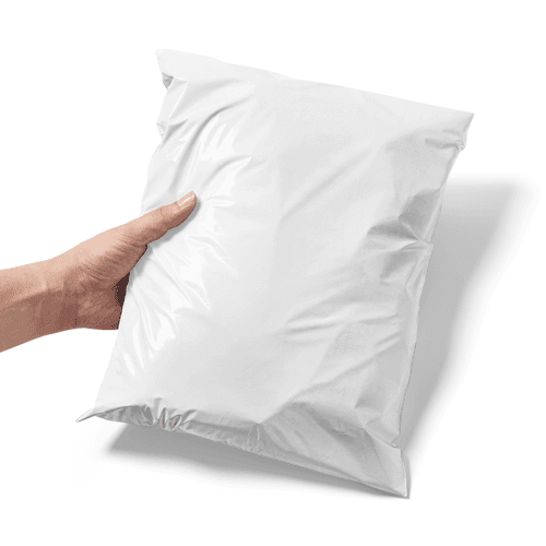 Hand Holding Mailing Bag Mockup