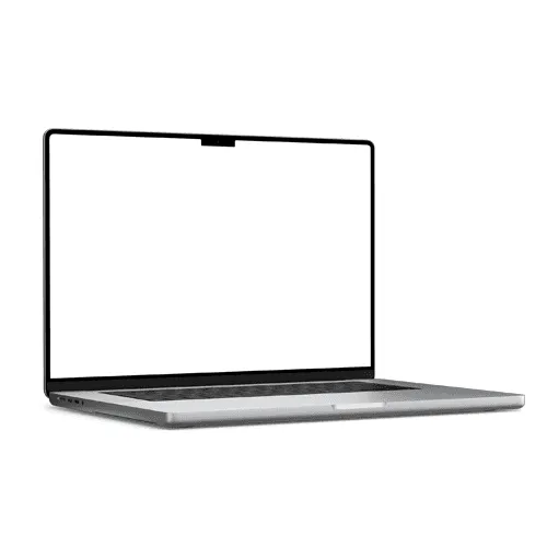 16" Macbook Pro Mockup Right View