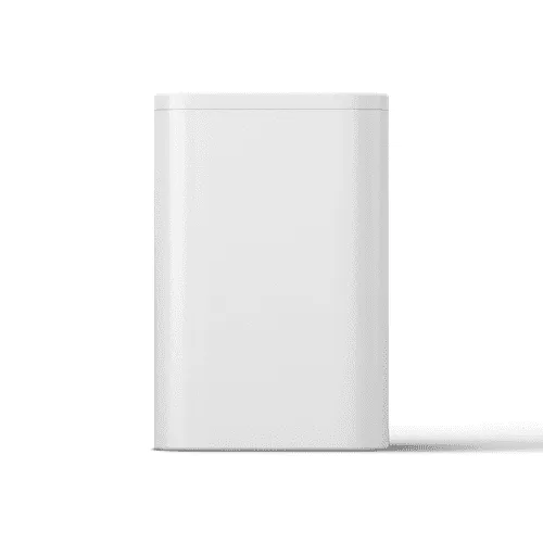 White Paper Package Mockup Front View