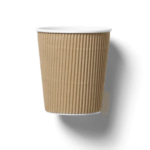 Short Kraft Paper Cup Mockup