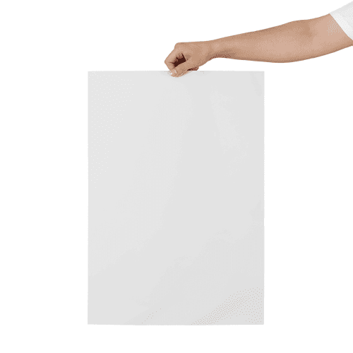 Hand Holding Poster Mockup