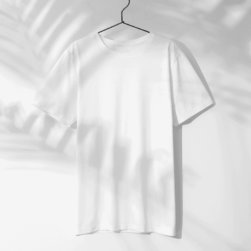 White Hanging T-shirt Mockup