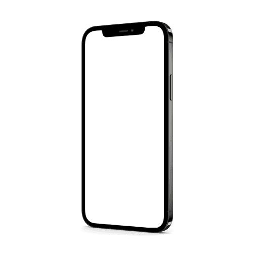 iPhone 12 Pro Black Mockup Left View