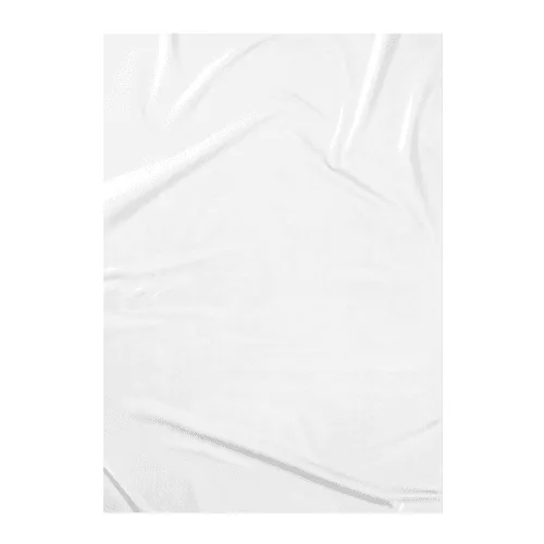 Glossy Wrinkled Poster Mockup